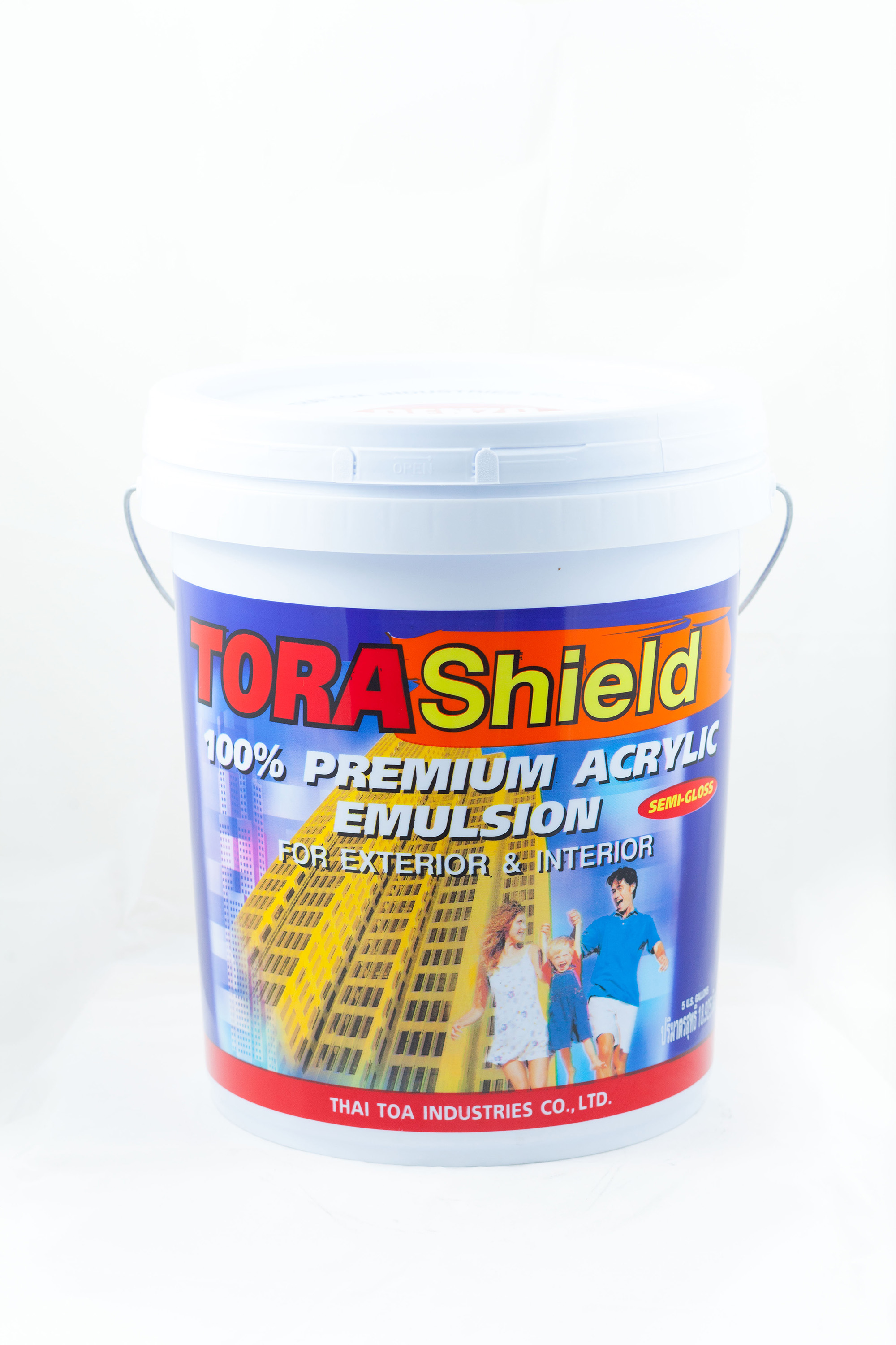 สีน้ำอะครีลิค Tora Shield 100% Premium Acrylic Emulsion (semi - gloss กึ่งเงา)