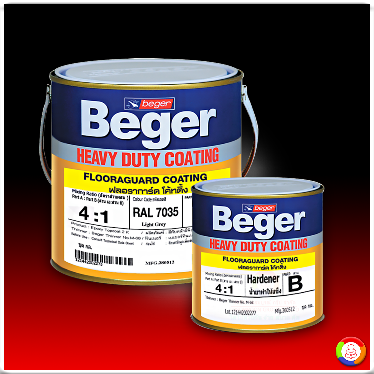 Beger FlooraGuard Coating สีเบเยอร์ ฟลอราการ์ด โค้ทติ้ง