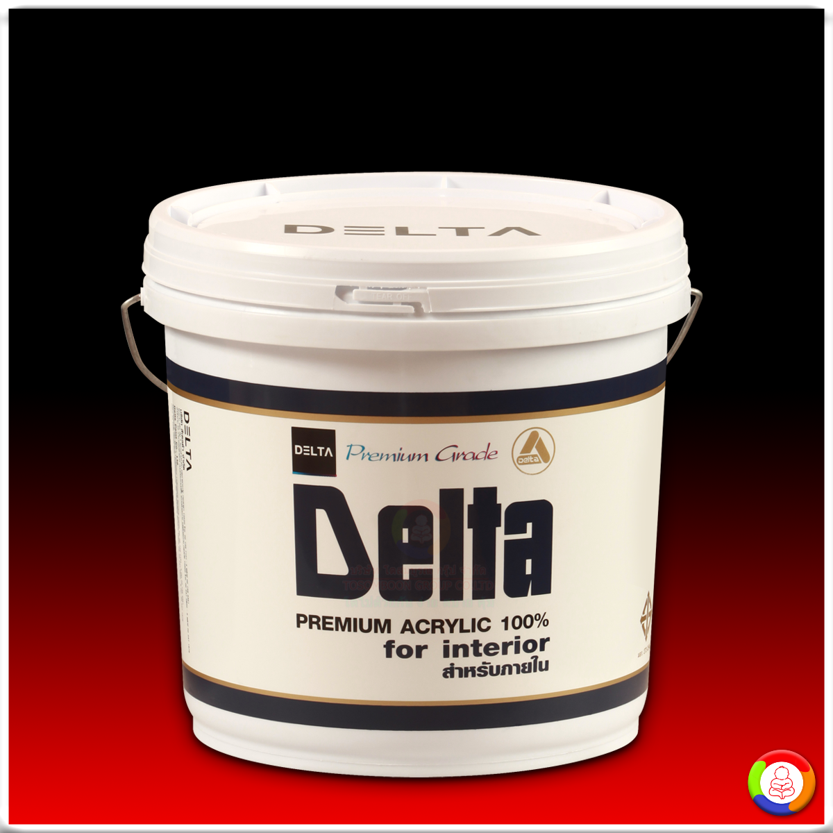 Delta Premium Acrylic 100% for interior สีน้ำอะครีลิค เดลต้า เกรดพรีเมี่ยม (สำหรับภายใน)