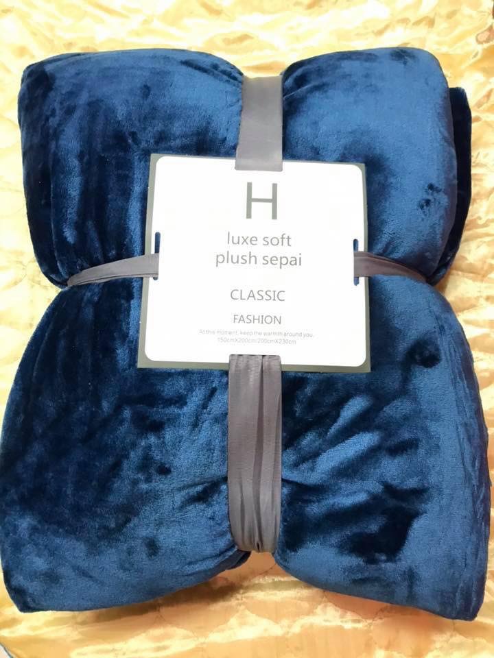 ผ้าห่มนาโนกำมะหยี่หนานุ่มพิเศษ เกรดส่งออกยุโรป ขนาดเทียบเท่า 8 ฟุต