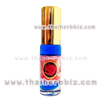 พิมเสนน้ำแม่กุหลาบ (สีน้ำเงิน เล็ก) ลูกกลิ้ง
