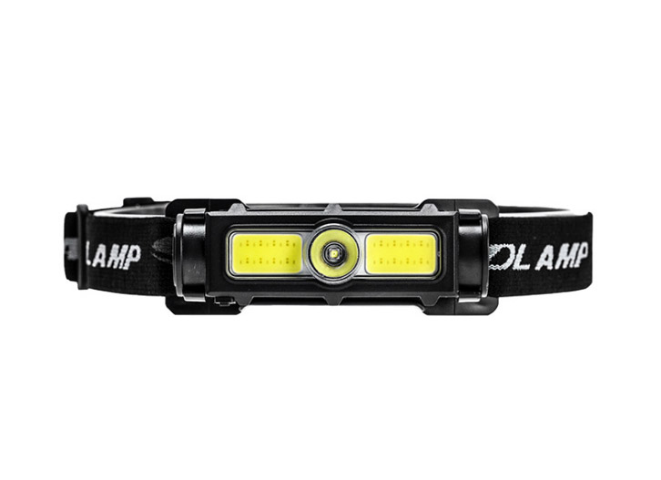 ไฟฉายคาดศีรษแบบหลอด COB และหลอด LED Kinsach KST-036 แบบมีแทบแม่เหล็ก