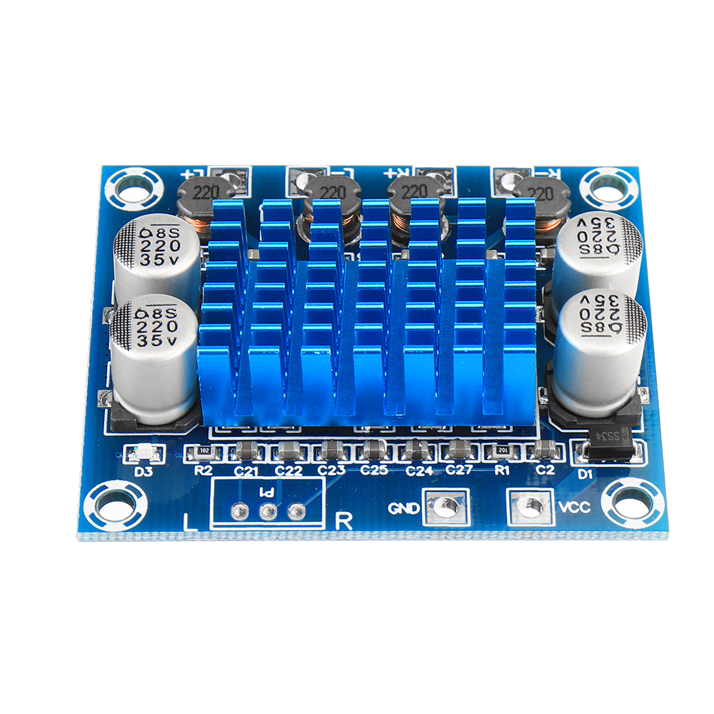 โมดูลขยายเสียง TPA3110 XH-A232 30W+30W 2.0 Channel Stereo Audio Digital Sound Power Amplifier Board DC 8-26V 3A