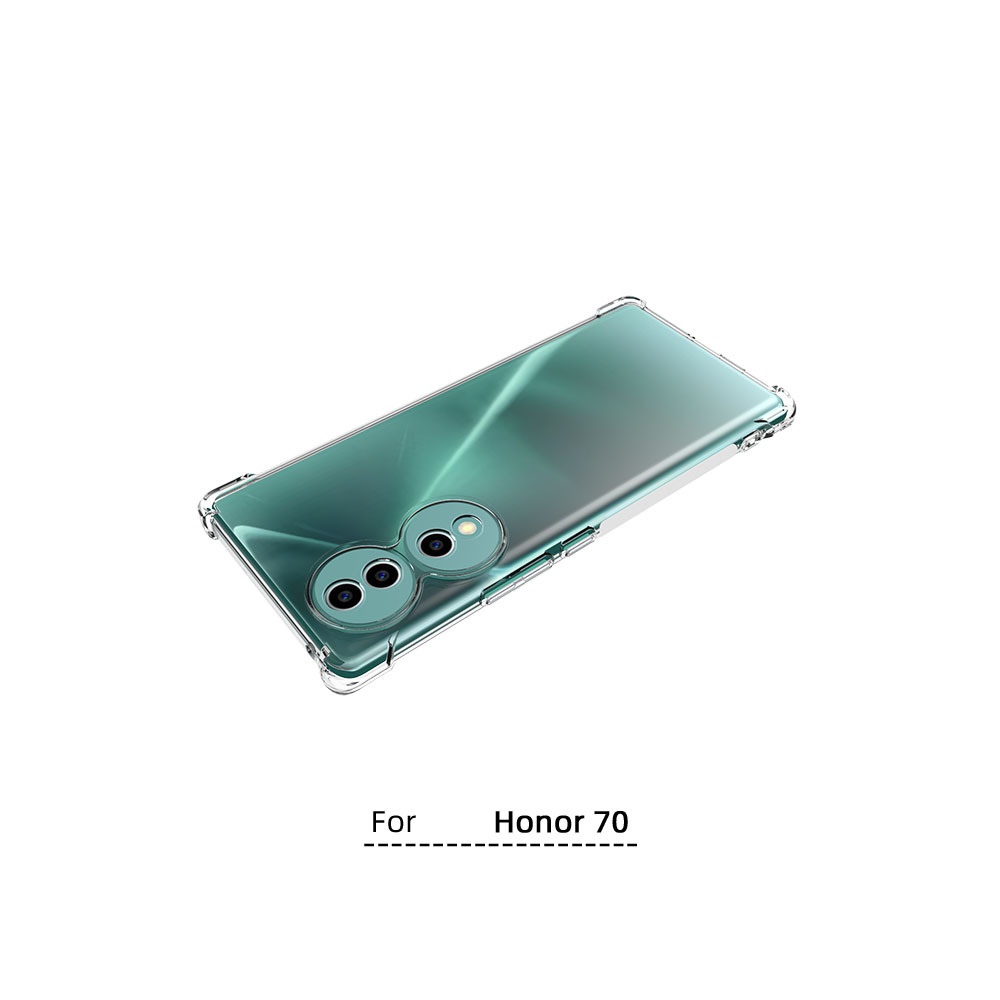 เคส Honor 70 แบบ TPU ใสเสริมขอบและมุมกันกระแทก