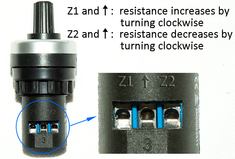 LA42DWQ-22 Rotary Potentiometer ตัวหมุนวอลลุ่ม ปรับค่า 22mm 1K