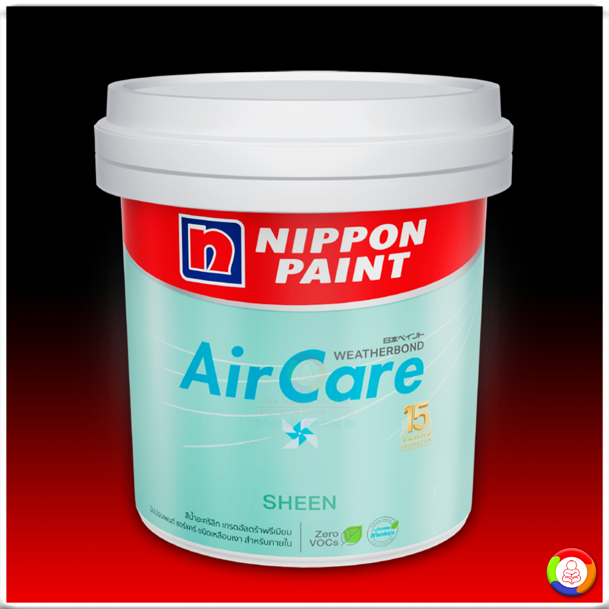 Nippon Paint AirCare Sheen นิปปอนเพนต์ แอร์แคร์ (เหลือบเงา)