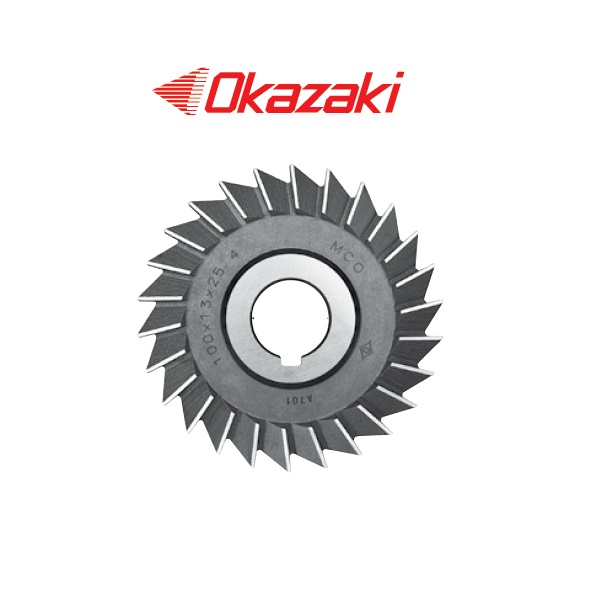 คัตเตอร์คม3ด้านฟันตรง SCS - Side Milling Cutters (Straight Teeth) SCS Series [Brand: Okazaki]