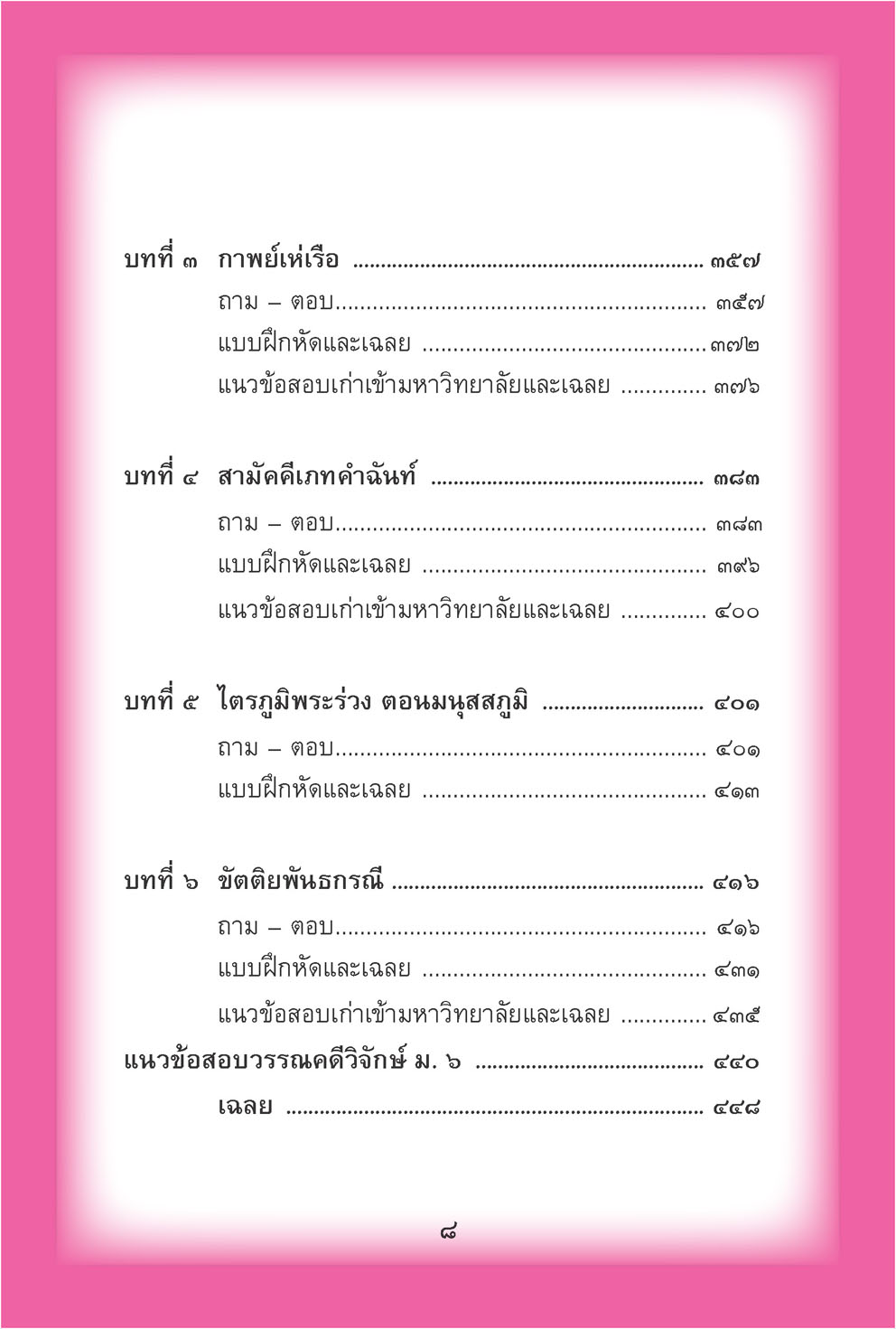 mini ภาษาไทย ม.6 หลักภาษาเพื่อการสื่อสาร และวรรณคดีวิจักษ์ โดย พ.ศ.พัฒนา