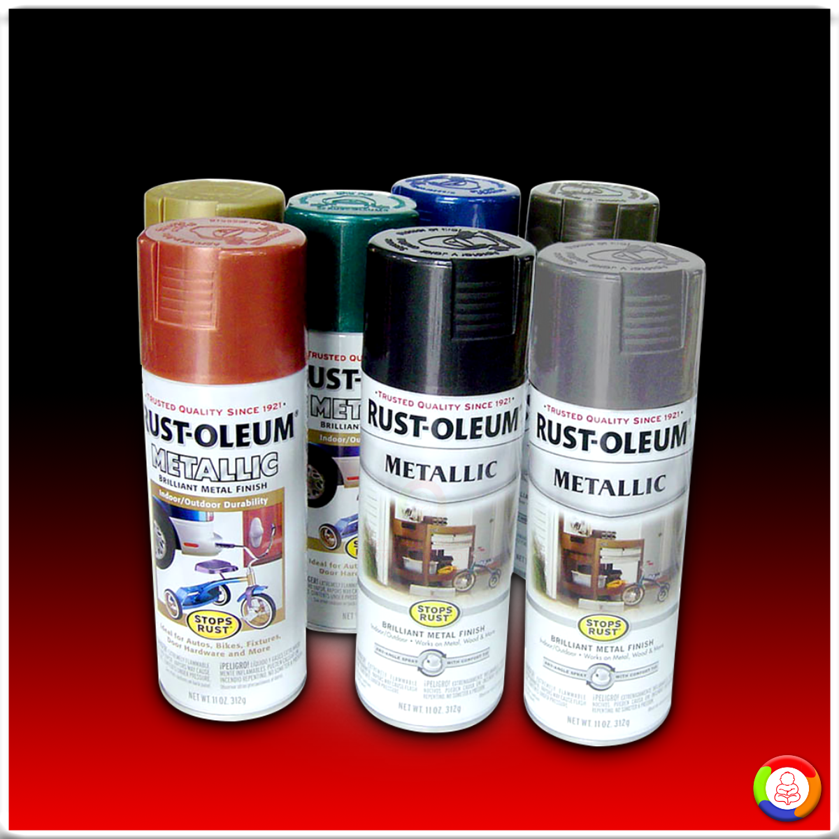 Stops Rust Metallic Spray สเปรย์เมทัลลิคป้องกันสนิม