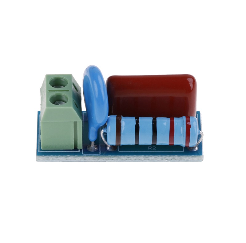 โมดูลดูดซับกระแสกระชาก ป้องกันหน้าสัมผัสรีเลย์เสียหาย Relay Contact Protection Module RC Absorption Snubber
