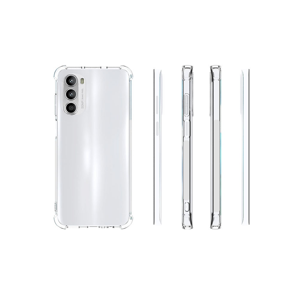 เคส Motorola Moto G82 5G แบบ TPU ใสเสริมขอบและมุมกันกระแทก