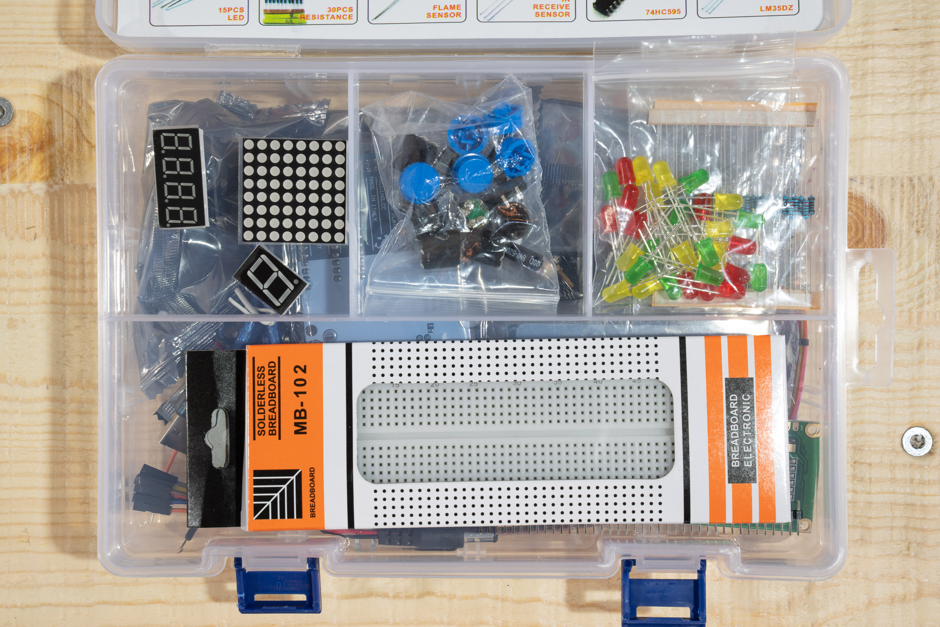 ชุดอุปกรณ์เรียนรู้ Arduino Learning Starter Kit for Arduino Set A ชุด A