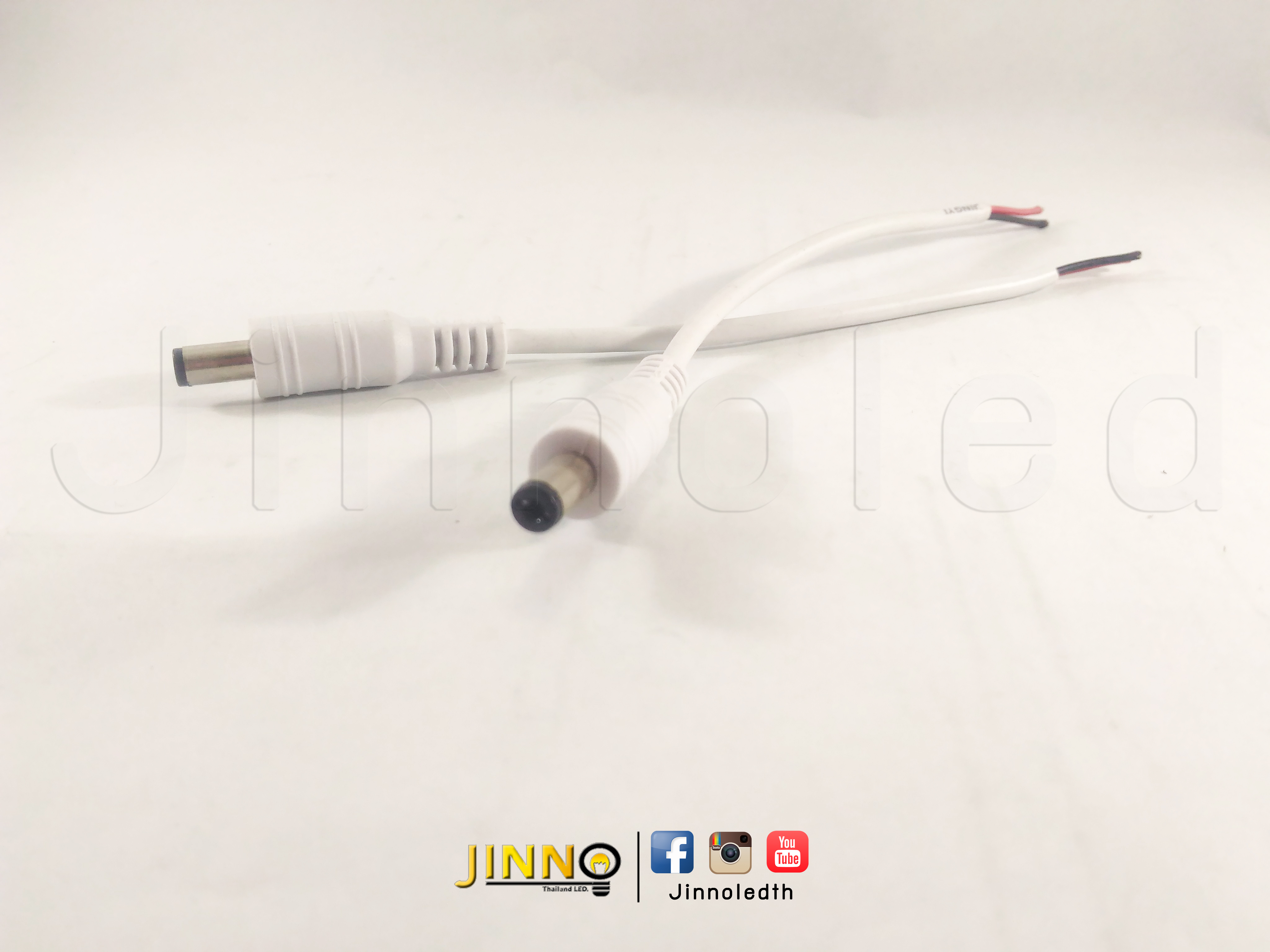 คอนเน็คเตอร์ไฟริบบิ้น : ตัวผู้ / Connector adapter strip light 12v