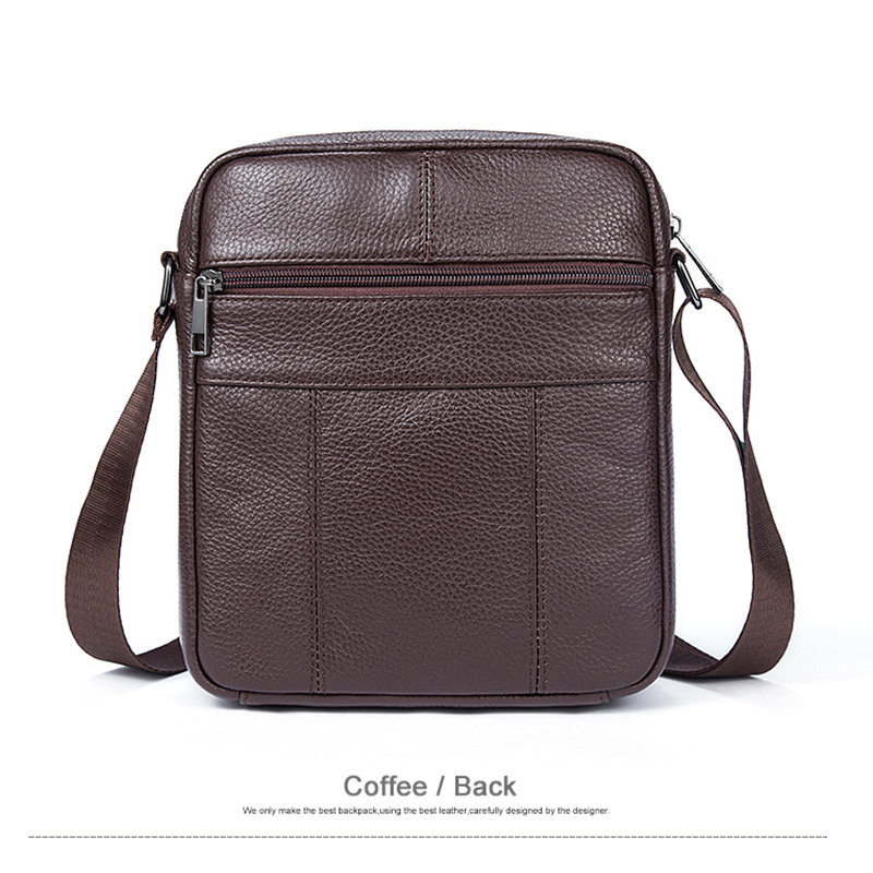 กระเป๋าสะพายไหล่ใบเล็กหนังแท้ รุ่น MYL7603 (Coffee)