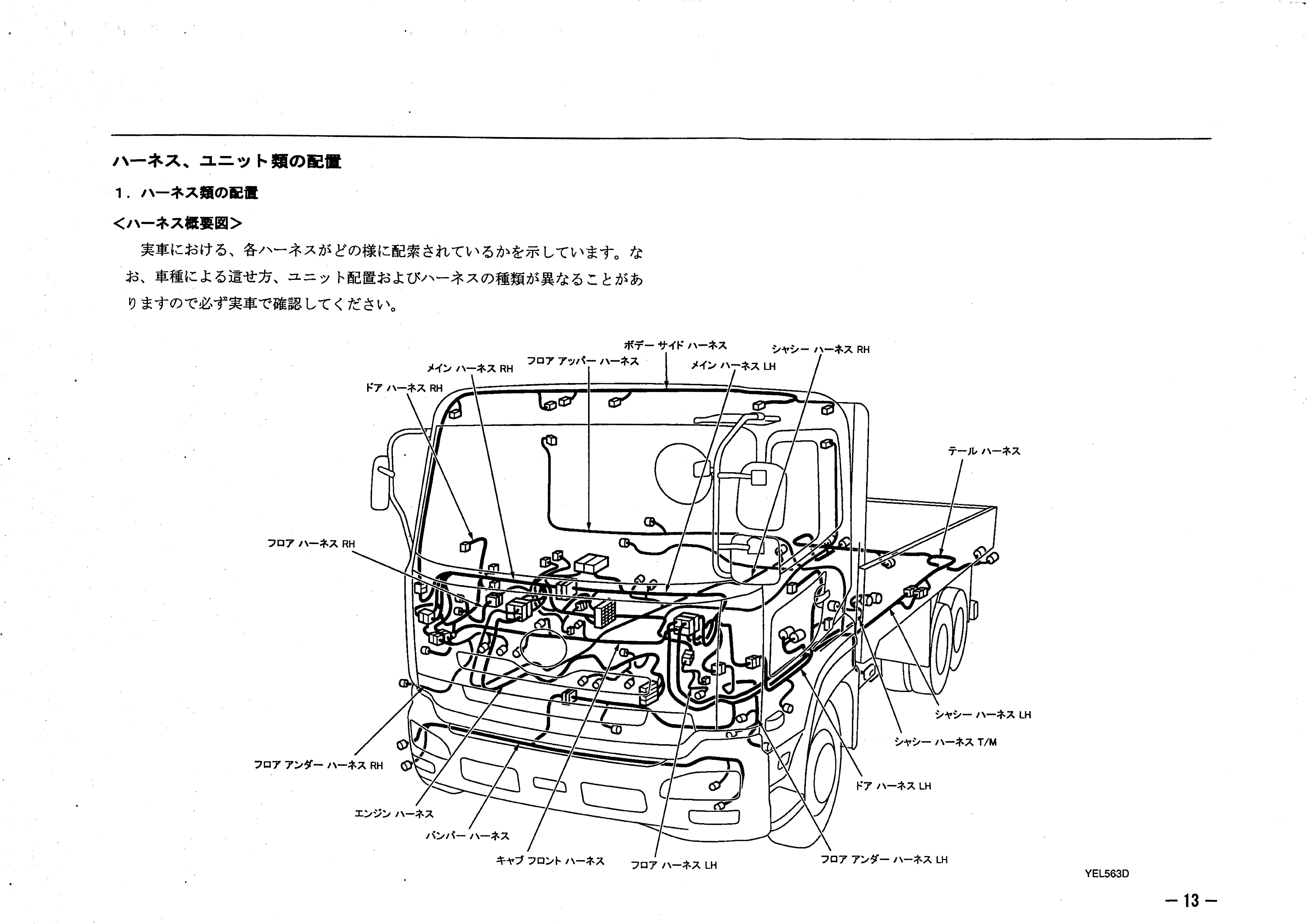 หนังสือ วงจรไฟฟ้า รถบรรทุก NISSAN UD GE13 :CF, CZ MD92 ทั้งคัน
