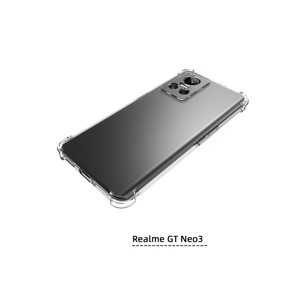 เคส realme GT NEO 3 แบบ TPU ใสเสริมขอบและมุมกันกระแทก
