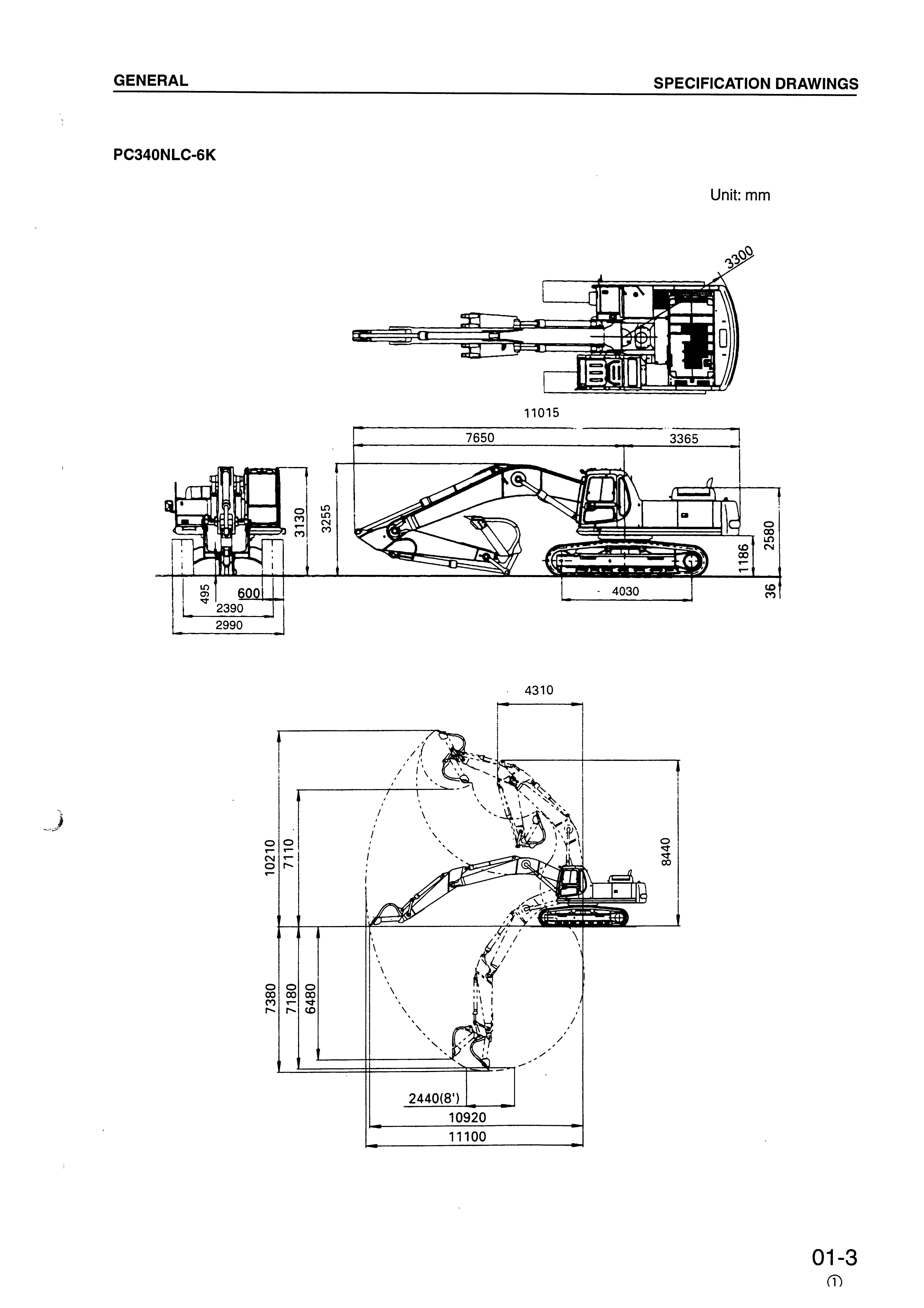 หนังสือ คู่มือซ่อม วงจรไฟฟ้า วงจรไฮดรอลิก จักรกลหนัก PC340-6K, PC340LC-6K, PC340NLC-6K K30001(ทั้งคัน) EN