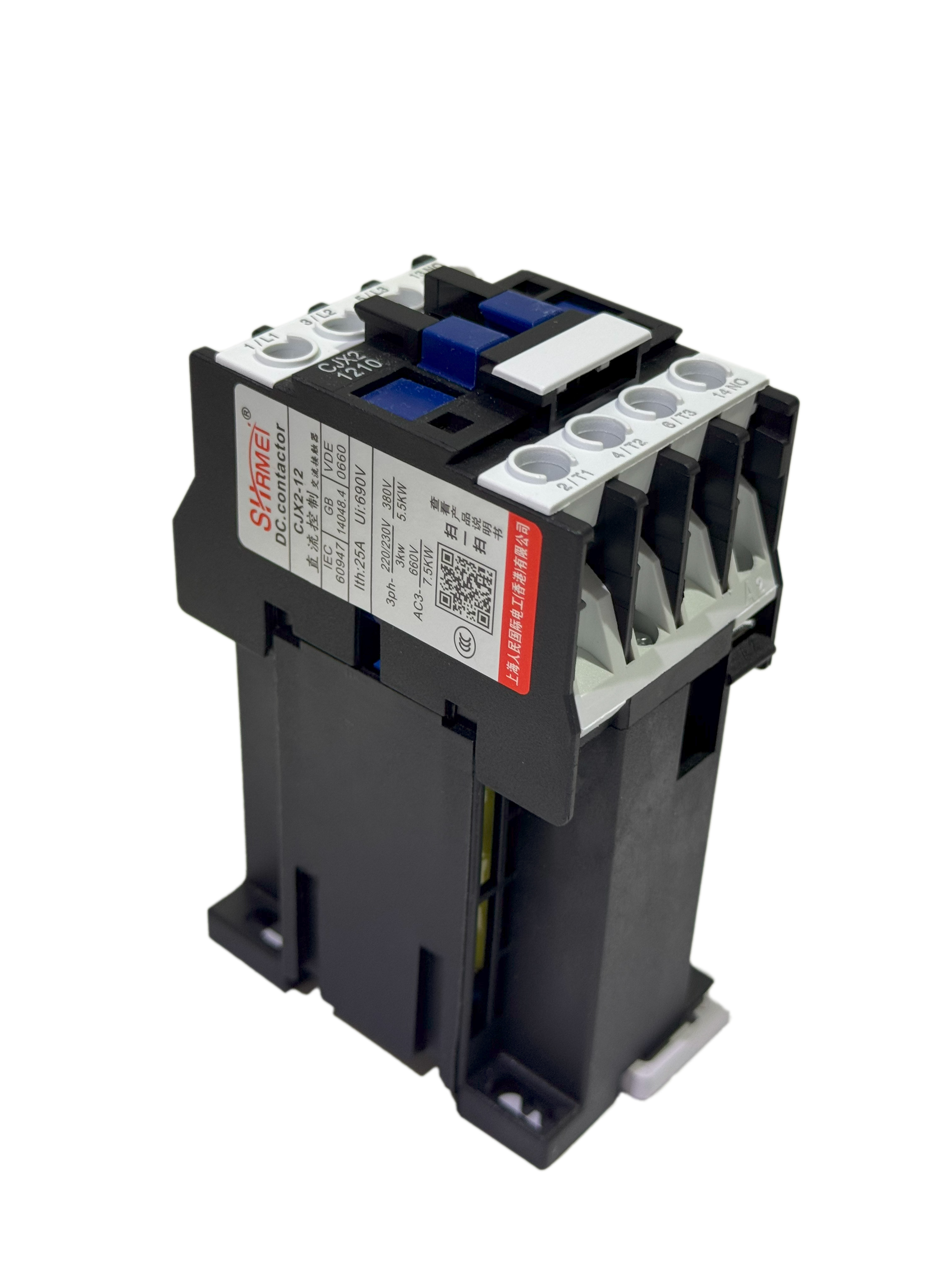 CJX2-1210Z DC Magnetic Contactor แมกเนติกคอนแทคเตอร์ คอยล์กระแสตรง DC 12V 24V