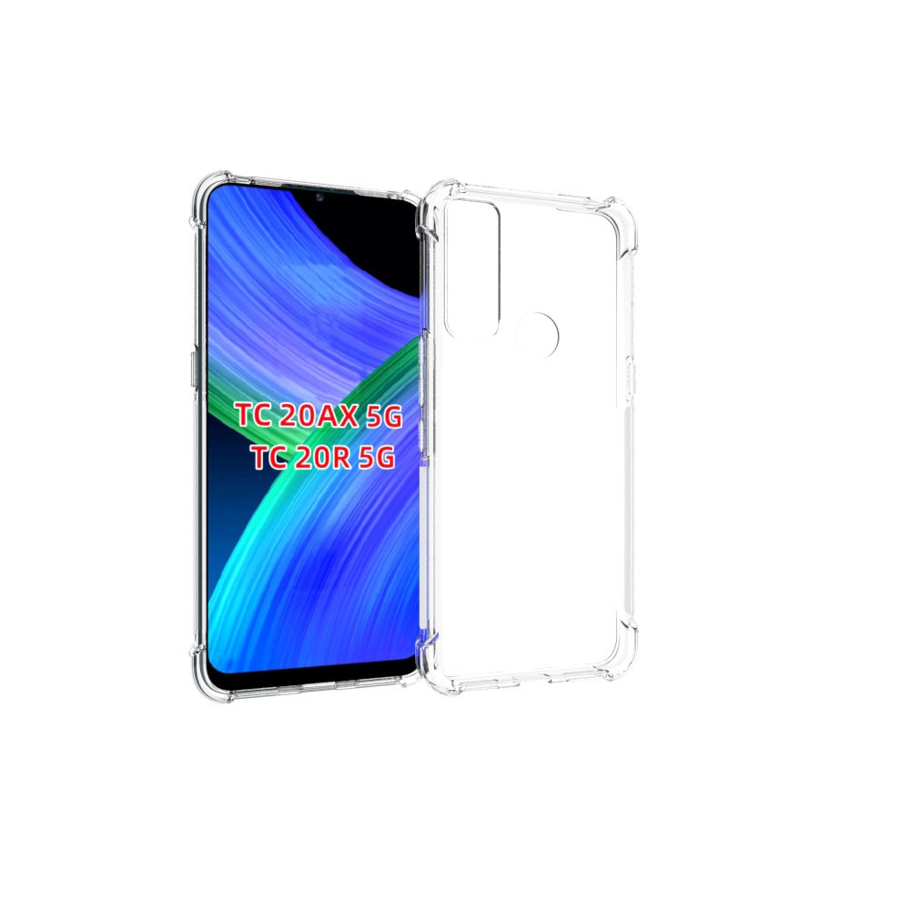 เคส TCL 20R 5G แบบ TPU ใสเสริมขอบและมุมกันกระแทก