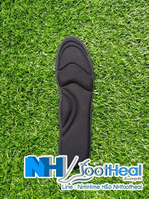 (สีดำ)แผ่นพื้นรองเท้าฟองน้ำ สำหรับคัชชู รองเท้าส้นสูง