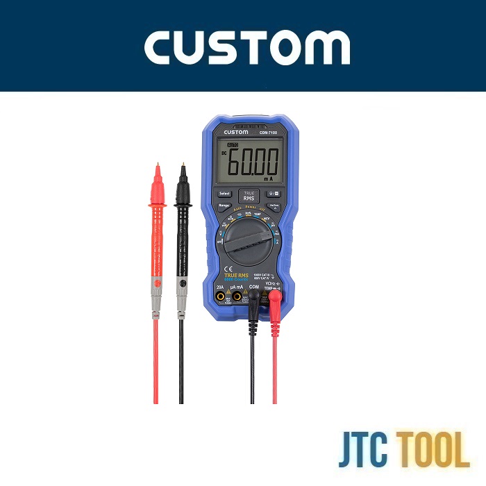 ดิจิตอลมัลติมิเตอร์ - Digital Multimeter No.CDM-7100 [Brand: Custom]