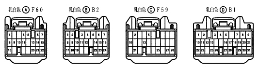 วงจรไฟฟ้า (wiring diagram) รถยนต์ TOYOTA ARISTO JZS16# เครื่องยนต์ 2JZ-GE, 2JZ-GTE
