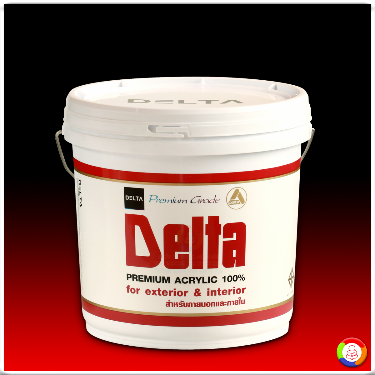 Delta Premium Acrylic 100% for Exterior สีน้ำอะครีลิค เดลต้า เกรดพรีเมี่ยม (สำหรับภายนอก)
