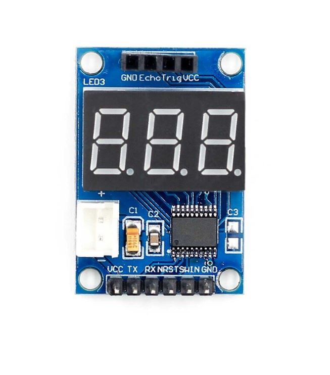โมดูลแสดงผลระยะทางสำหรับ HC-SR04 Ultrasonic Distance Sensor Rangefinder Digital Display