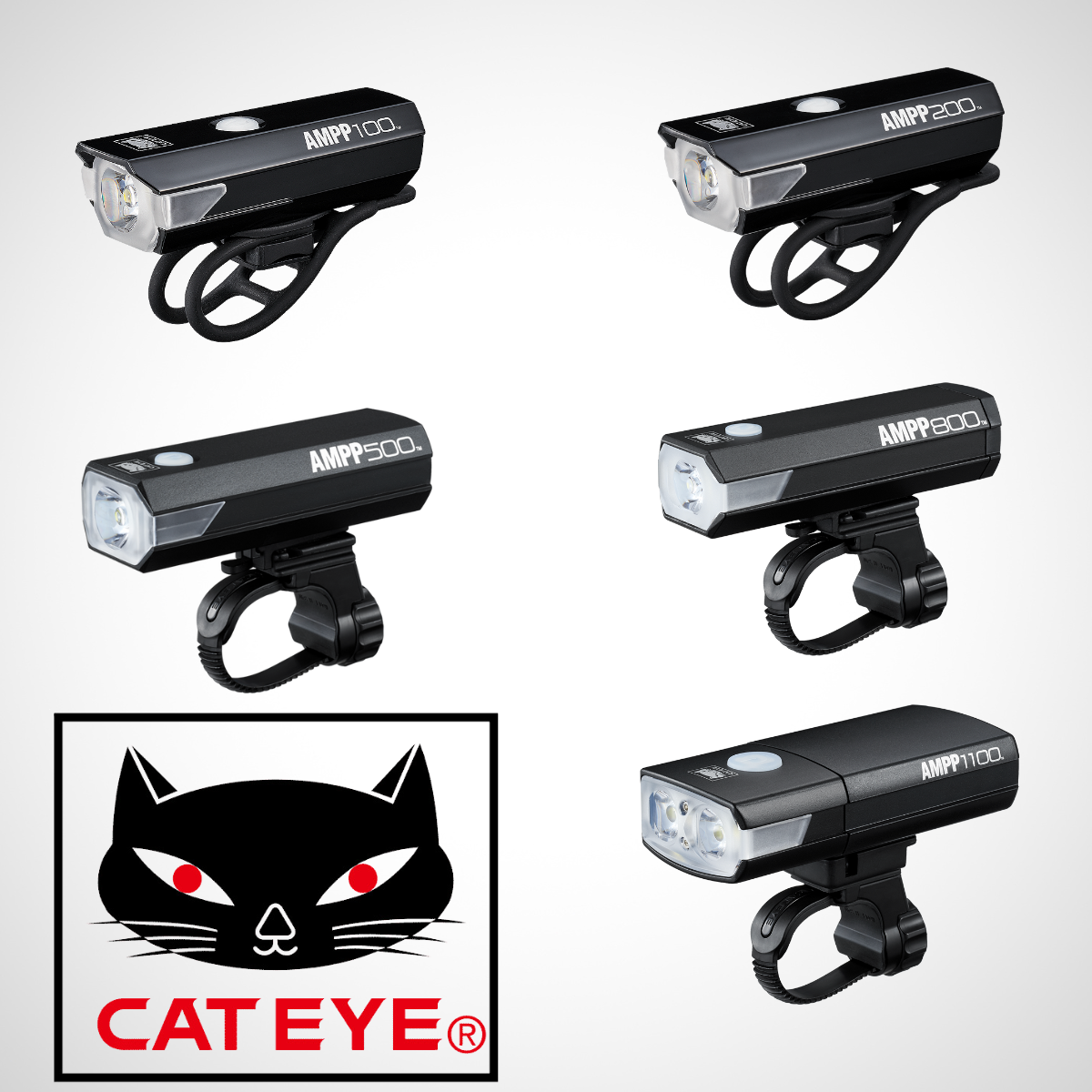 ไฟหน้าจักรยาน CATEYE รุ่น AMPP ชาตผ่าน USB