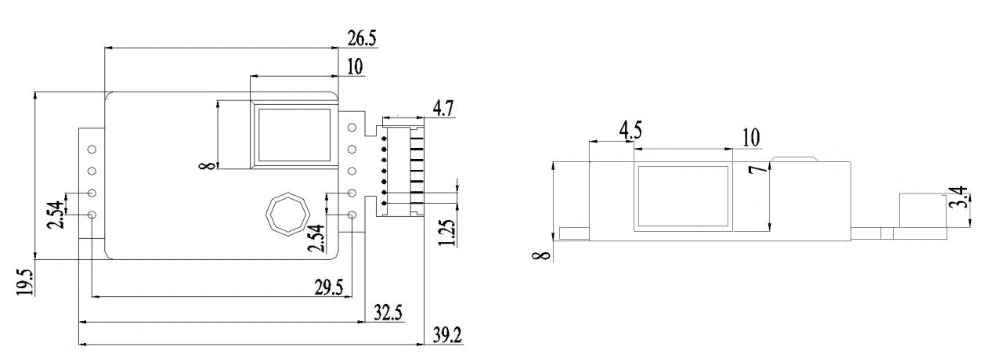 MH-Z19 Infrared CO2 Sensor for Carbon Dioxide Indoor Air Quality Monitor เซ็นเซอร์วัดความเข้มข้นของก๊าซคาร์บอนไดออกไซด์ CO2