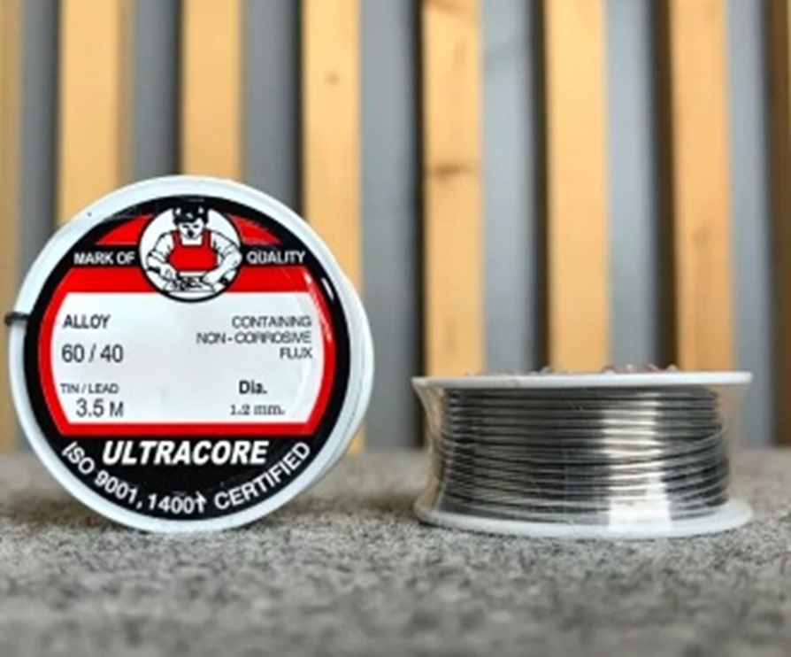 ULTRACORE ตะกั่วเส้นเป็นม้วน 60/40 ขนาด 1.2 มิล ยาว 3.5 เมตร ราคาส่ง