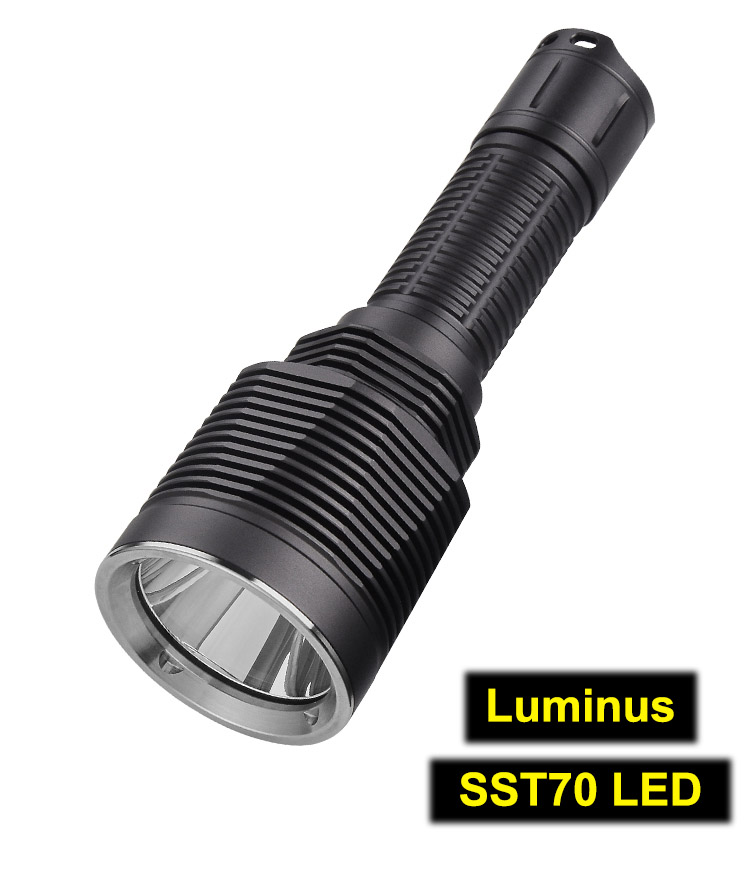 ไฟฉายแรงสูงขนาดกลาง Pioneman U8A Red Gray หลอด SST70 , 4000 LM