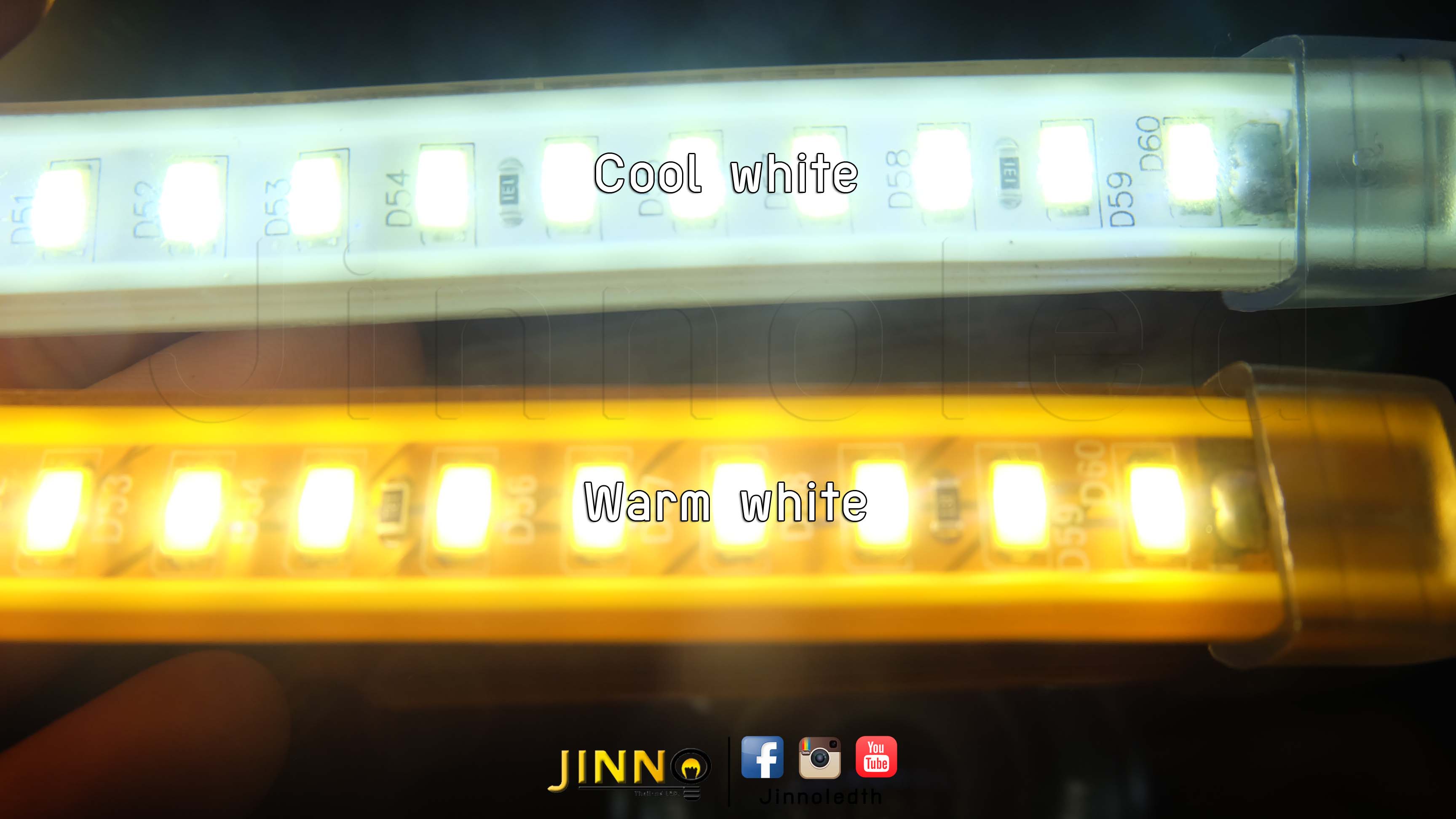 ไฟสายยาง 220v รุ่น 5630 120led รุ่น Colour wire
