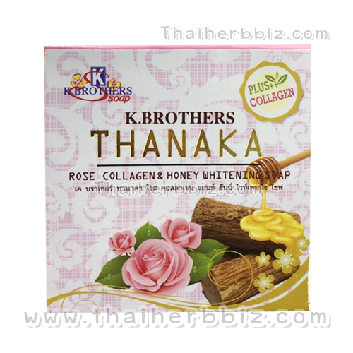 สบู่ทานาคา โรส คอลลาเจน แอนด์ ฮันนี่ ไวท์เทนนิ่ง เคบราเทอร์