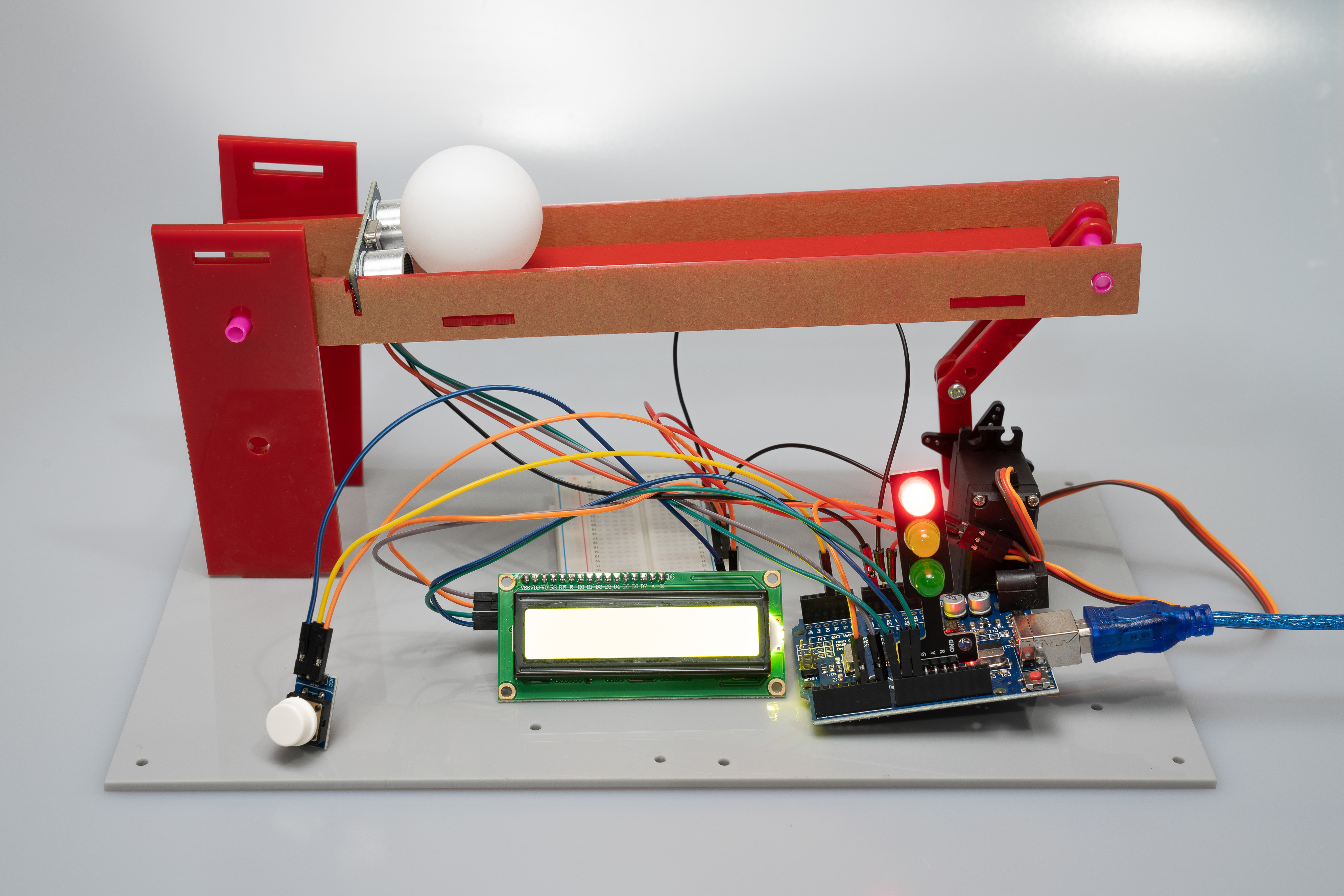 ชุดทดลอง Arduino & PID Control พร้อมคู่มือ อุปกรณ์และชุดทดลองการควบคุมลูกบอล PID