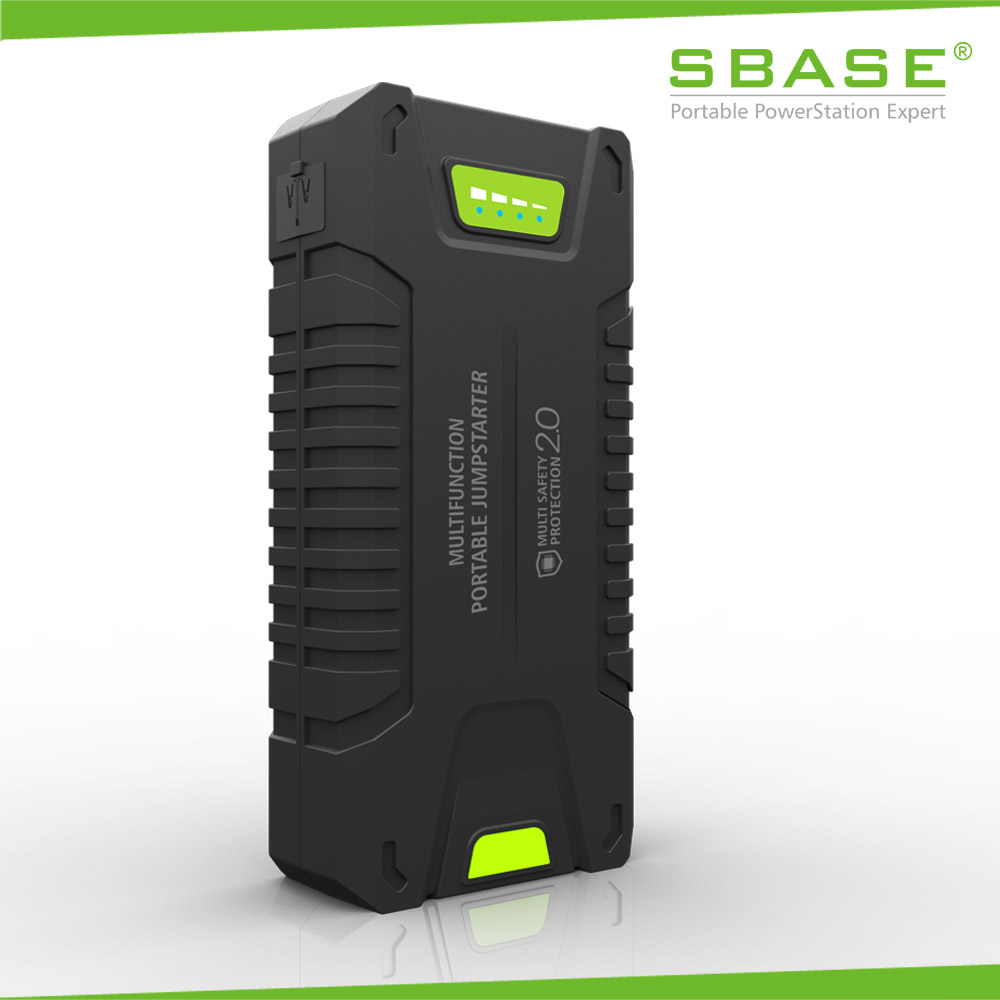ที่ชาร์จแบตเตอรี่รถยนต์ฉุกเฉินขนาดใหญ่พิเศษ Jump starter คุณภาพสูง S-Base T242 / จั๊มสตาร์ท
