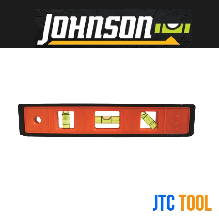 ระดับน้ำพลาสติก 9 นิ้ว - Structo-cast Torpedo Level Size 9" No.7500 [Brand: Johnson]