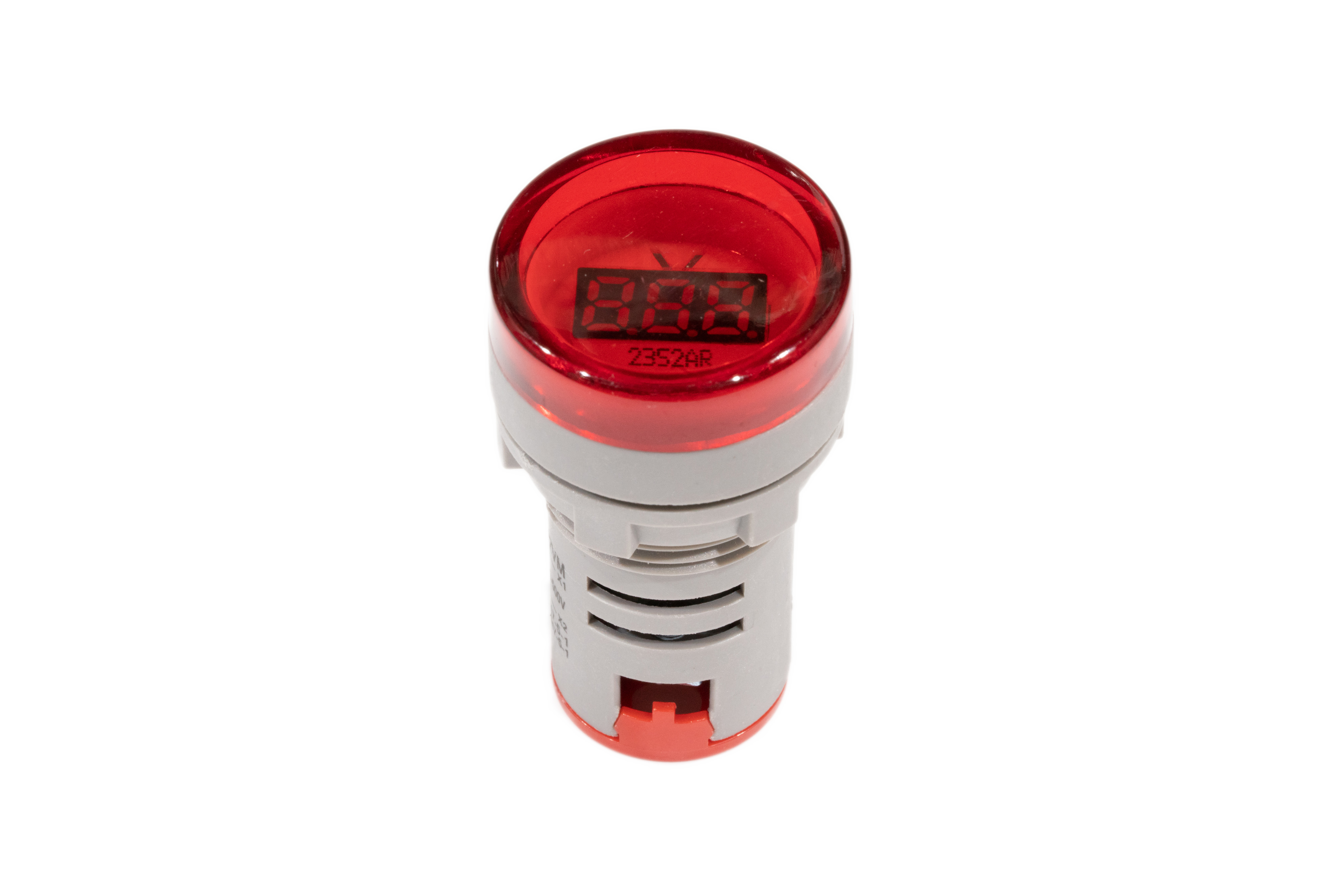 AD16-22VM Digital AC Voltage Meter Pilot Lamp วัดแรงดันไฟฟ้า 20-500VAC 22mm