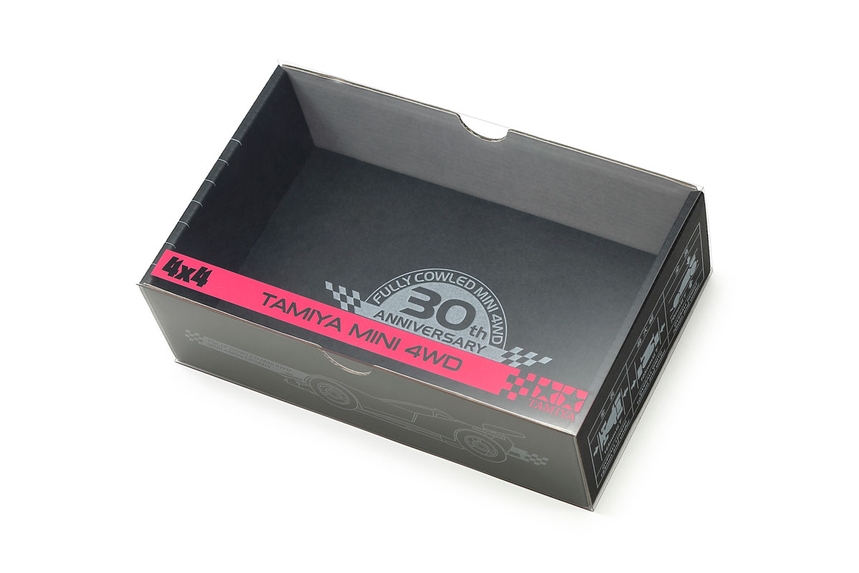 95670 TAMIYA Mini 4WD Fully Cowled Mini 4WD 30th Anniversary Basic Box (Black)