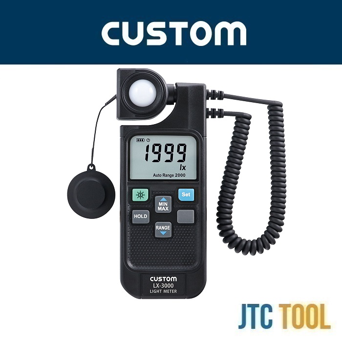 เครื่องวัดความสว่าง - Digital Illuminance Meter with LED Mode No.LX-3000 [Brand: Custom]