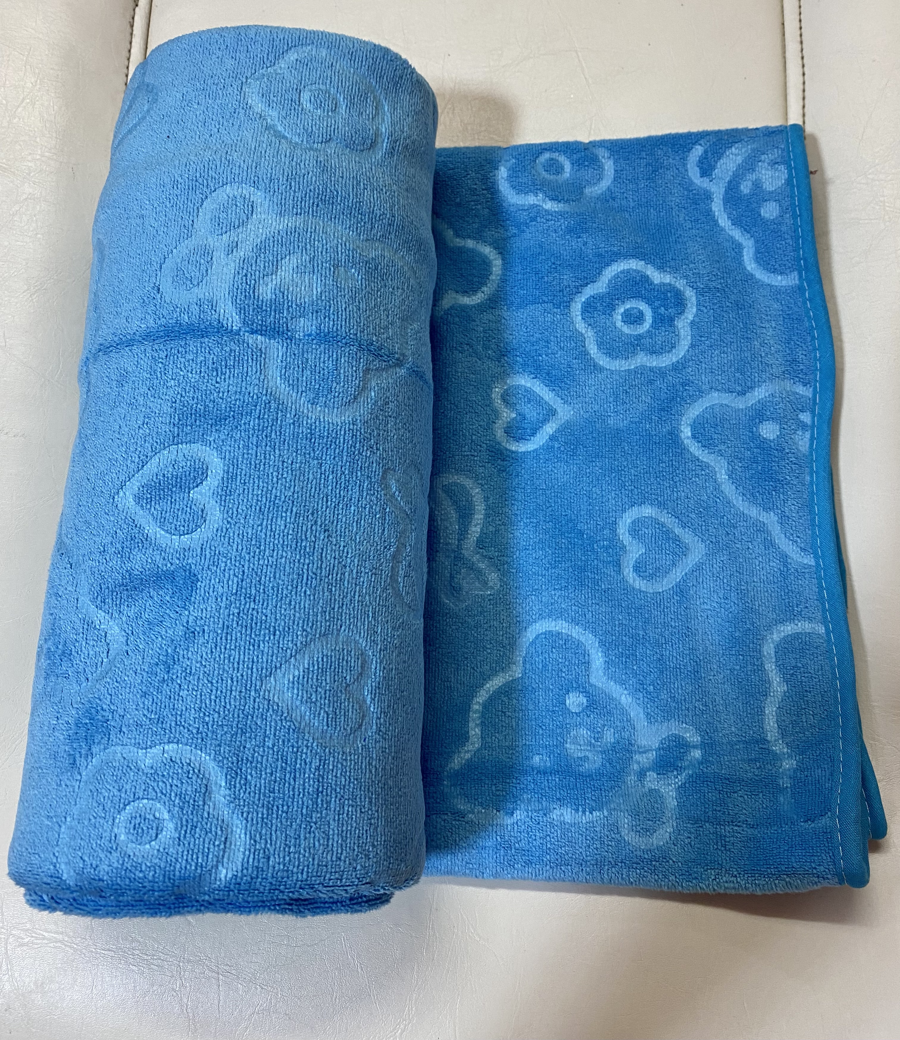 ผ้าเช็ดตัวนาโนผืนใหญ่ จัมโบ้ เป็นผ้าห่มได้ ซับน้ำดีเยี่ยม