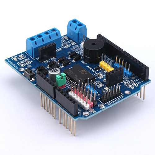 L298P Stepper DC Motor Shield Driver Expansion Board Module บอร์ดขับมอเตอร์ สำหรับ Arduino