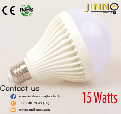 LED ไฟปิงปองled 15 วัตต์ : แสงขาว /Led bulb 15w : White light