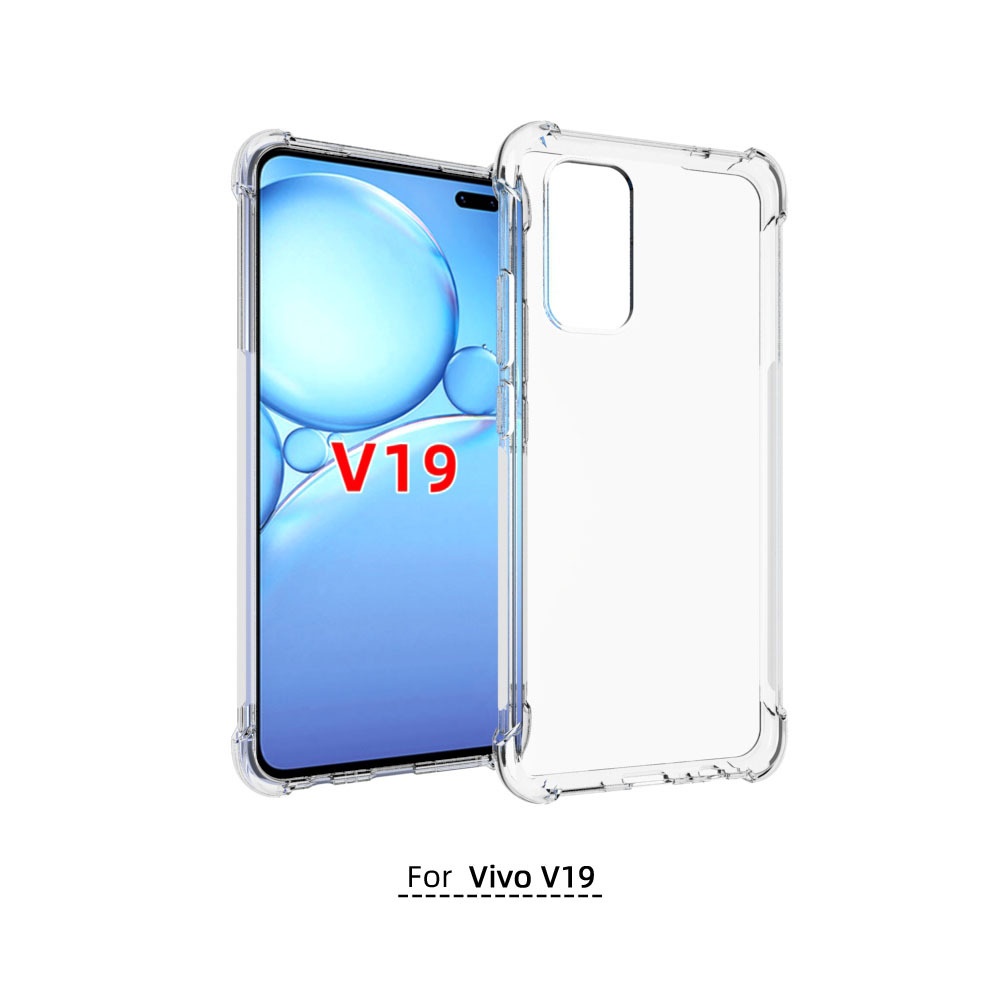 เคส Vivo V19 แบบ TPU ใสเสริมขอบและมุมกันกระแทก