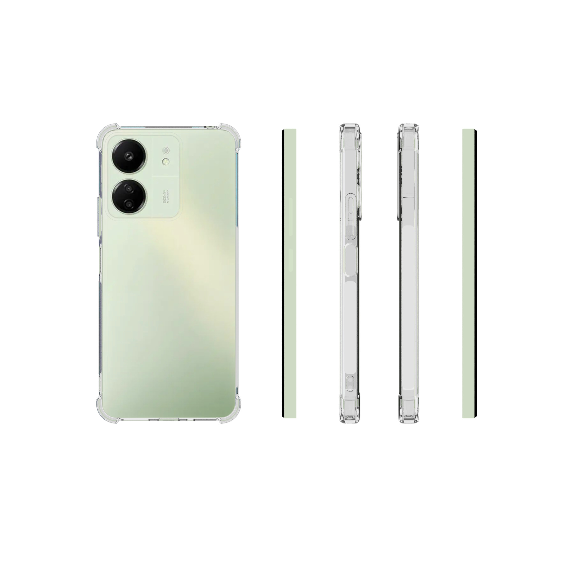 เคส Xiaomi Redmi 13C ใสเสริมขอบและมุมกันกระแทก