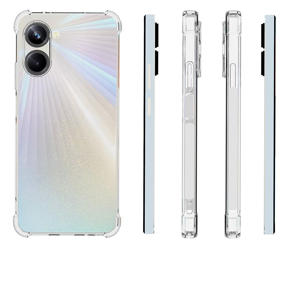 เคส realme 10 Pro แบบ TPU ใสเสริมขอบและมุมกันกระแทก