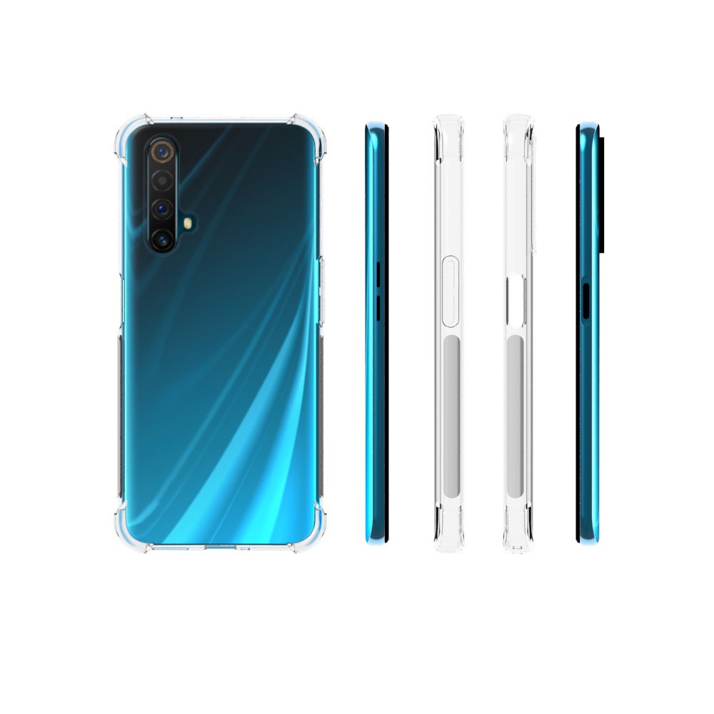 เคส realme X50 5G แบบ TPU ใสเสริมขอบและมุมกันกระแทก