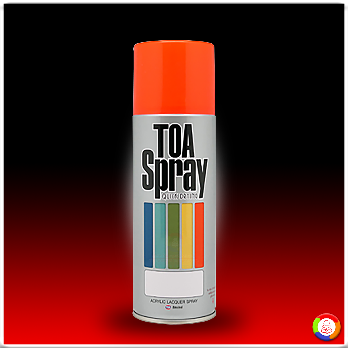 TOA Fluorescent Color Spray ทีโอเอ สีสเปรย์สะท้อนแสง