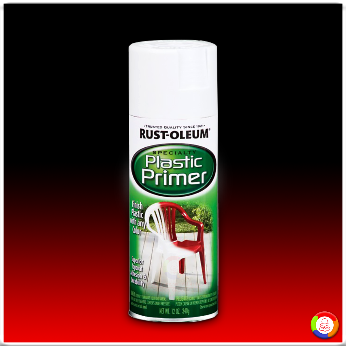 Rust-Oleum Plastic Primer Spray สีรองพื้น สำหรับพื้นผิวพลาสติก
