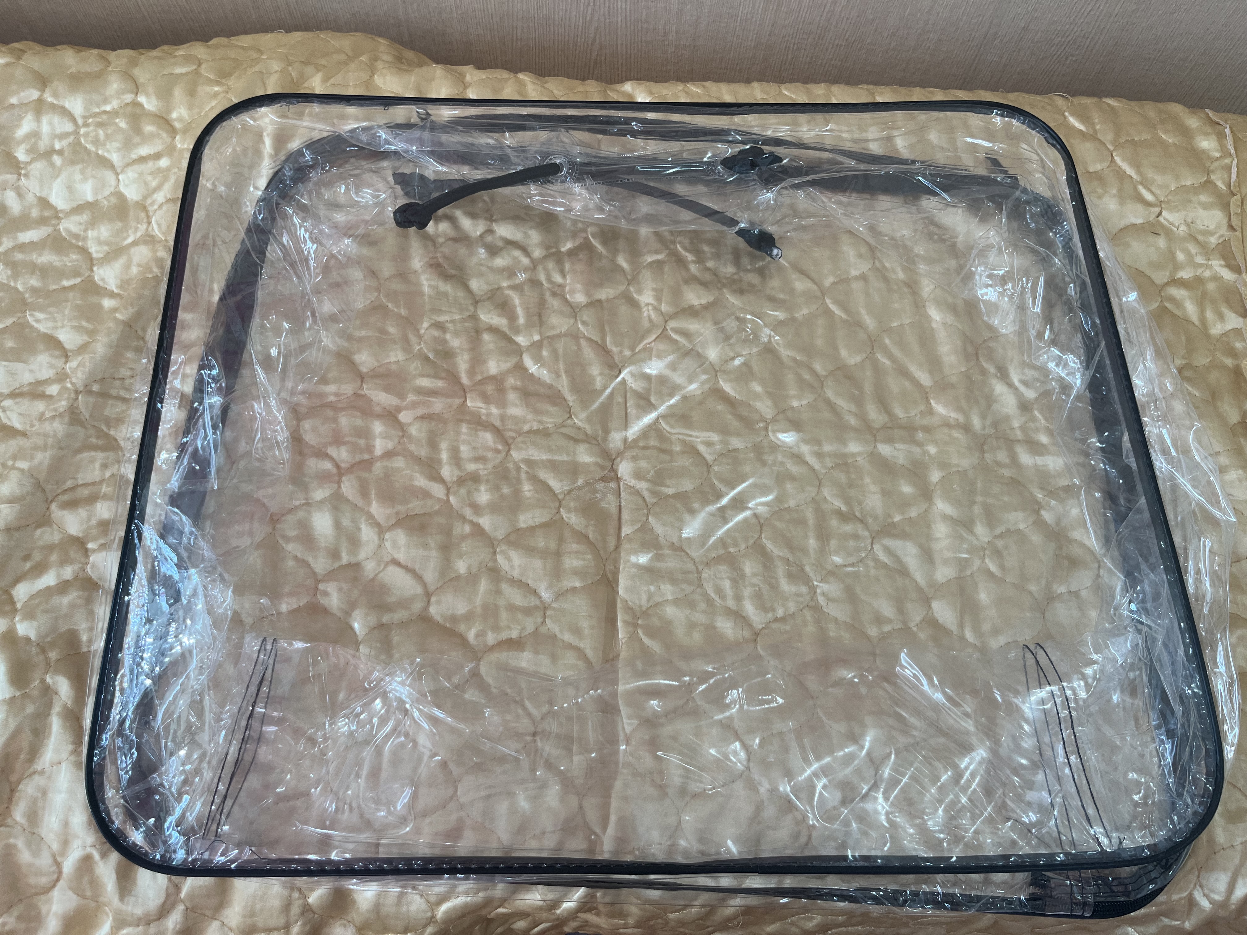 กระเป๋าผ้านวมซิปพลาสติกใส PVC อย่างดี หนา เหนียว เกรด A ถุงใส่ผ้าห่มพลาสติกใส ใบใหญ่